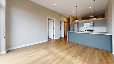 Floor plan for 2 beds, 2 baths, 788 sqft